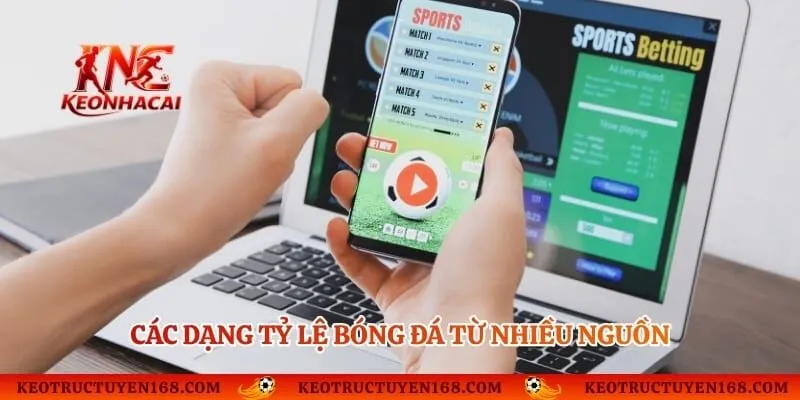 Các dạng tỷ lệ bóng đá từ nhiều nguồn