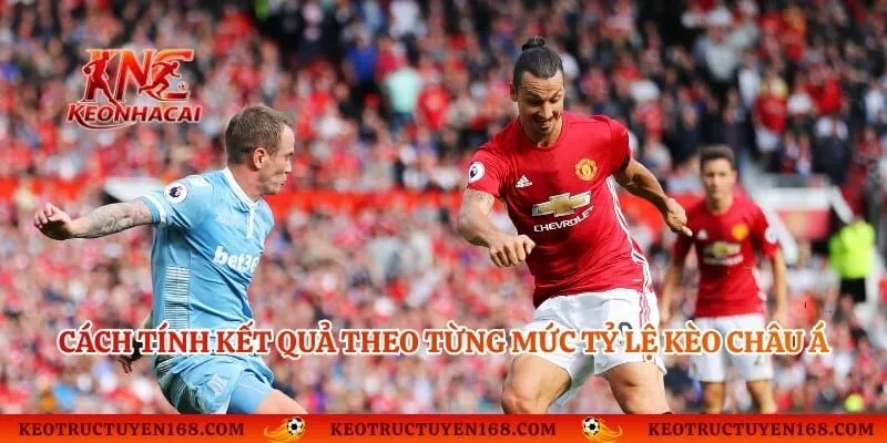Cách tính kết quả theo từng mức tỷ lệ kèo châu Á