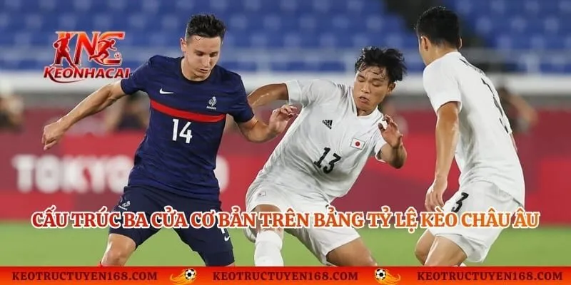 Cấu trúc ba cửa cơ bản trên bảng tỷ lệ kèo châu Âu