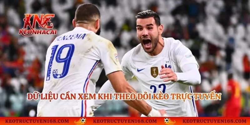 Dữ liệu cần xem khi theo dõi kèo trực tuyến Champions League
