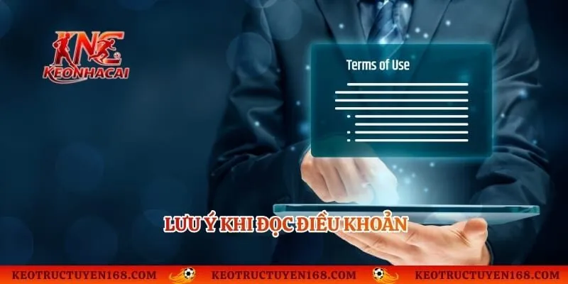 Lưu ý khi đọc điều khoản