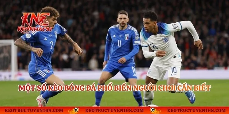 Một số kèo bóng đá phổ biến người chơi cần biết