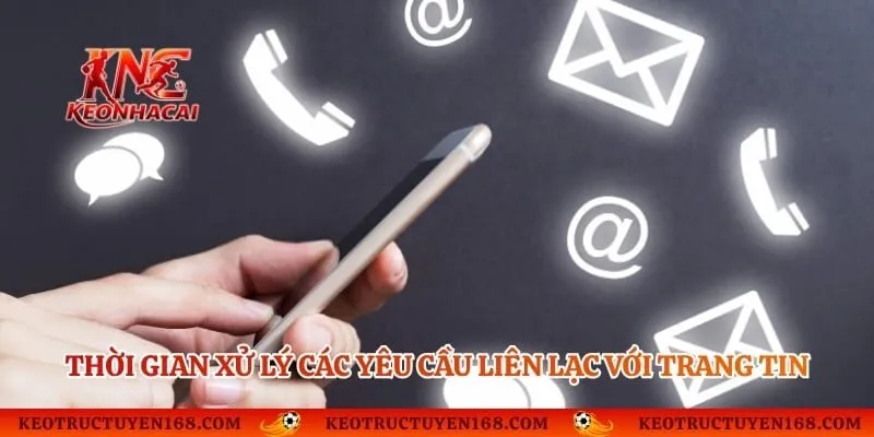 Thời gian xử lý các yêu cầu liên lạc với trang tin